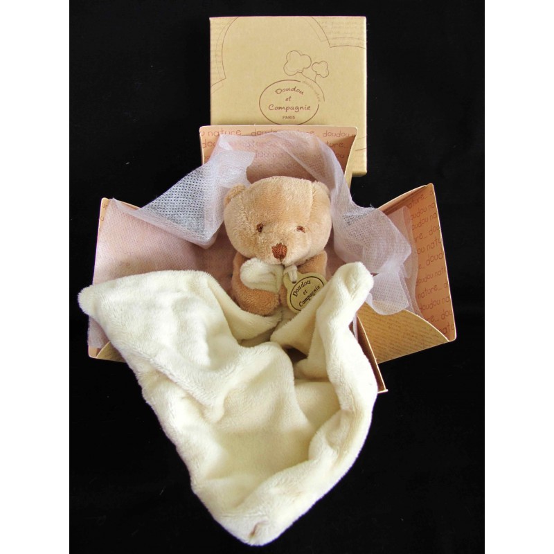 doudou et compagnie ours mouchoir