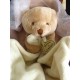 Doudou ours marron avec mouchoir boite fleur Doudou et compagnie - NEUF -