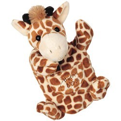 Doudou girafe marionnette HISTOIRE D'OURS- NEUF-