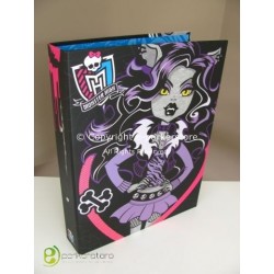 Classeur anneaux A4 rentrée scolaire MONSTER HIGH - PRODUIT NEUF -