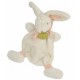 Doudou lapin blanc rose les bonbons DC2122 DOUDOU ET COMPAGNIE 