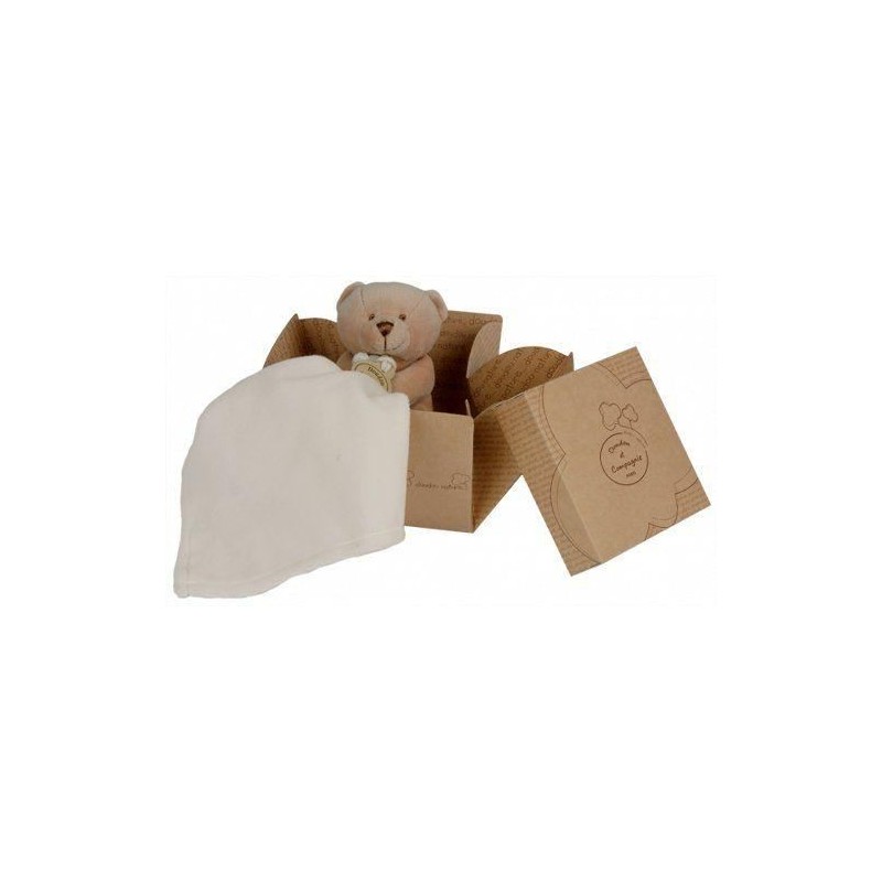 doudou et compagnie ours mouchoir