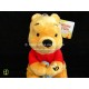 Peluche Winnie avec mouchoir 25 cm DISNEY