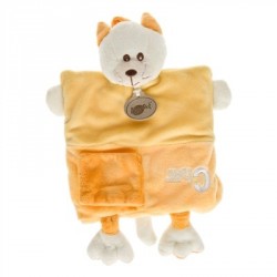 Baby Nat' doudou âne marionnette C comme chat BN899