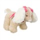 Doudou peluche chien Scuba écru 13 cm NOUKIES