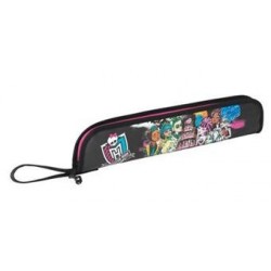 Grande trousse longue flûte rentrée scolaire MONSTER HIGH 1600 SAFTA - NEUF -