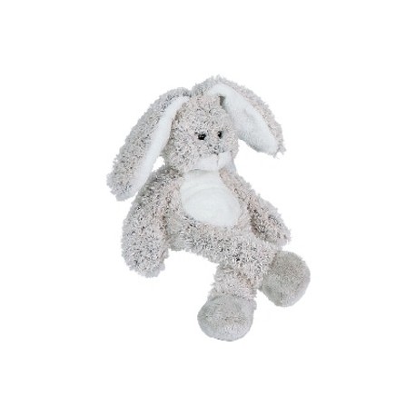 Doudou pantin lapin gris 27 cm HO1985 HISTOIRE D'OURS