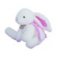 Doudou peluche lapin rose GM les bonbons Doudou et compagnie - NEUF -