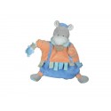 Doudou marionnette étiquettes âne 23 cm DC2348 DOUDOU ET COMPAGNIE