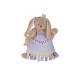 Doudou marionnette étiquettes lapin 23 cm DC2350 DOUDOU ET COMPAGNIE