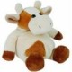 Doudou peluche vache PM 14 cm écru marron HISTOIRE D'OURS