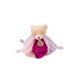 Doudou "flower" ourson rose 13 cm BN651 BABYNAT