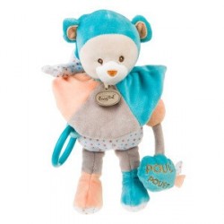 Baby Nat' doudou pantin activité ours Capucin 35 cm BN713