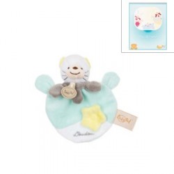 Baby Nat' petit doudou chat 15 cm en coffret cadeau BN216