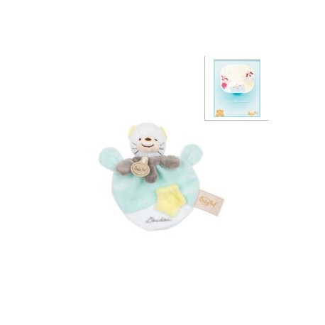 Petit doudou chat 15 cm en coffret cadeau BN216 BABYNAT