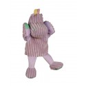 Baby Nat' doudou hippopotame parme marionnette les Doubambins