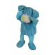 Doudou chien bleu turquoise marionnette les Doubambins BABYNAT