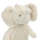 Doudou peluche pantin éléphant longues jambes écru crème 40 cm NICOTOY