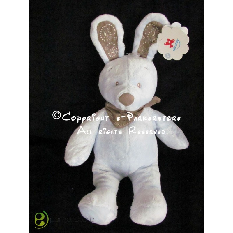 Peluche Lapin Blanc - 40 cm