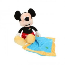 Peluche Mickey avec mouchoir 40 cm DISNEY