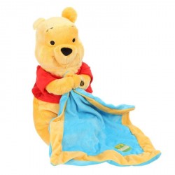 Peluche Winnie avec mouchoir 25 cm DISNEY