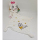 Doudou Marie mouchoir les Aristochats noeud doré étoiles DISNEY BABY