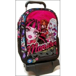 Trolley sac à dos 42 cm All star MONSTER HIGH SAFTA