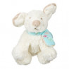 Noukie's tifoo binz Kishoo chien peluche écru écharpe bleue