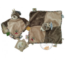 Noukie's - Doudou Enfant - Peluche Géante Babou - Doudou Coton Bio - Taille  Adaptée aux Enfants (80 cm), Marron, (N2240.80) : : Jeux et Jouets