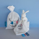 Doudou et Compagnie - Collection "UNICEF" - Doudou lapin et sac - blanc - 10 cm - 0+