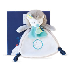 Doudou et Compagnie - Collection Lucie La Licorne - Doudou Rose et Or -  20 cm - 0+ - DOUDOU STORE