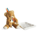 Doudou et compagnie Tiwipi Ours avec mouchoir - Beige