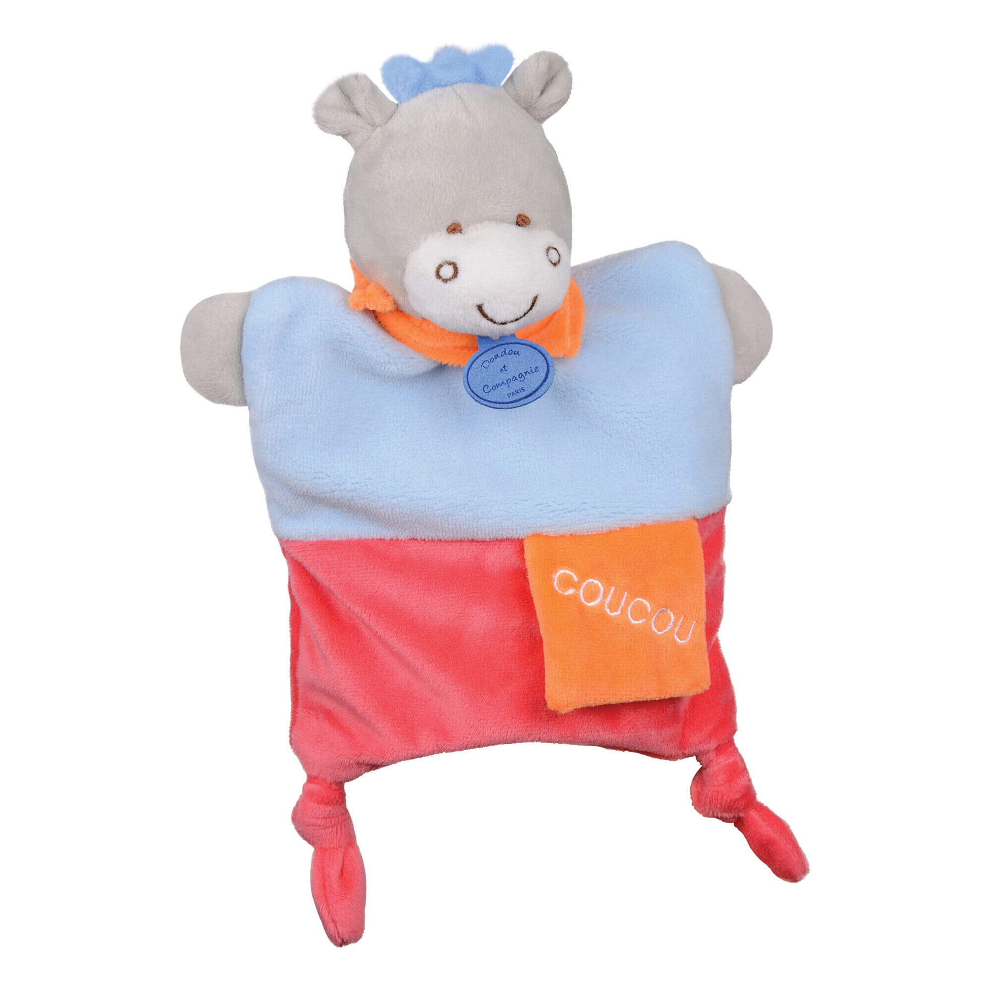 Doudou Panda marionnette - Petit sac - Amusette 3 EN 1-Doudou et
