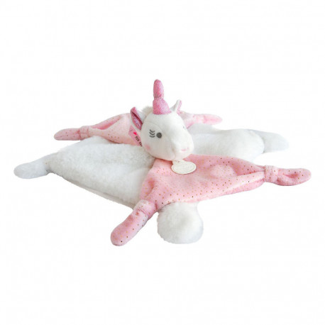 Doudou et compagnie doudou Collection "Lucie La Licorne" - Doudou Rose