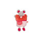 Doudou et compagnie marionnette souris Plic ploc "Petit secret" - rose - 25 cm